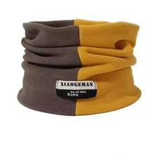 Autumn/Winter Dual-Tone Scarf Hat, Unisex Warm Cycling Windproof Neck Warmer Thickened Headwear - Multicolor - View 13