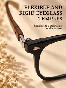 Blue Light-Blocking Glasses Featuring A Modern, Minimalist Design And An Included Case; They Reduce And Filter Screen-Emitted Blue Light, Making Them Ideal For Computer Users, Indoor Office Work, And Short-Term Outdoor Use. - Glasses [Vintage Style] - View 8