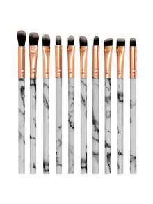 SEPROFE 10 Piece Makeup Brush Set, Small Size Eye And Lip Makeup Brushes, Makeup Tools For Concealer Eyeshadow And Eyebrow, Soft Fiber For Easy Makeup Application, Ideal For Daily And Travel Use - Multicolor - View 13