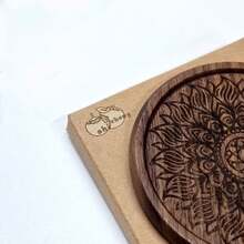 Neoclassical Wooden Tray Decor With Laser Customization, Cross-Border Hot Item - 1PC - View 4