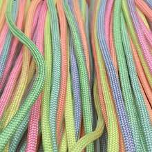 600/1500cm 4mm Fluorescent Rainbow Rope 7-Core Segmental Dye Light Rainbow Edge Handcraft Clothing Accessory - Multicolor - View 7