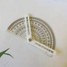 180° Rotating Protractor - Durable Plastic, Ideal For Math Teaching & Office Use - A - View 6