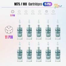 10Pcs Dr.Pen M8 Model Microneedle Pen Replacement Needles, Disposable Replacement Needle Tips, Individually Sterile Blister Packaging, Compatible With M7S/M8 Electric Microneedling Pen, Home Facial Skin Care, Non‑Medical Use - Dr.pen M8 - View 2