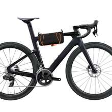 Black Bicycle Handlebar Storage Bag Nylon Water‑Repellent For Road Mountain Bike Phone Wallet Cycling Essentials Quick Install - Black - View 5