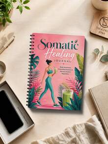 1pc English-Version Somatic Healing Journal Body Awareness And Emotional Wellness Notebook With Nervous System Check-Ins Grounding Practices Trigger Tracking Reflection Prompts And Daily Self-Care Notes - A5 - View 4
