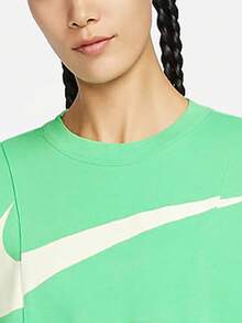 Sweatshirt Leher Bulat French Terry Ukuran Besar Nike untuk Wanita FN1898-363 - FN1898-363 - View 4
