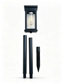 4/2pcs Solar Powered Pathway Lights, Bright Outdoor Solar Lights, Automatic On/Off Pathway Lights (Solar Powered), For Sidewalk, Garden, Patio, Lawn - Warm Light - View 5