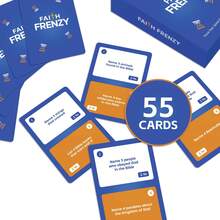 Bible Trivia Quiz Game Cards,Card Game, Faith Knowledge Question Card Set, Family Party Interactive Game For Gathering Entertainment,Perfect For Family Game Nights - Multicolor - View 9