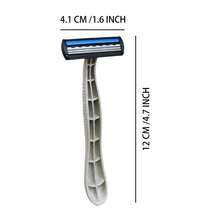 20pcs Men's Disposable Razors, Handle, Ideal For Travel, Business Trips, Outdoor Activities, Perfect Gift - MG-20PCS - View 6