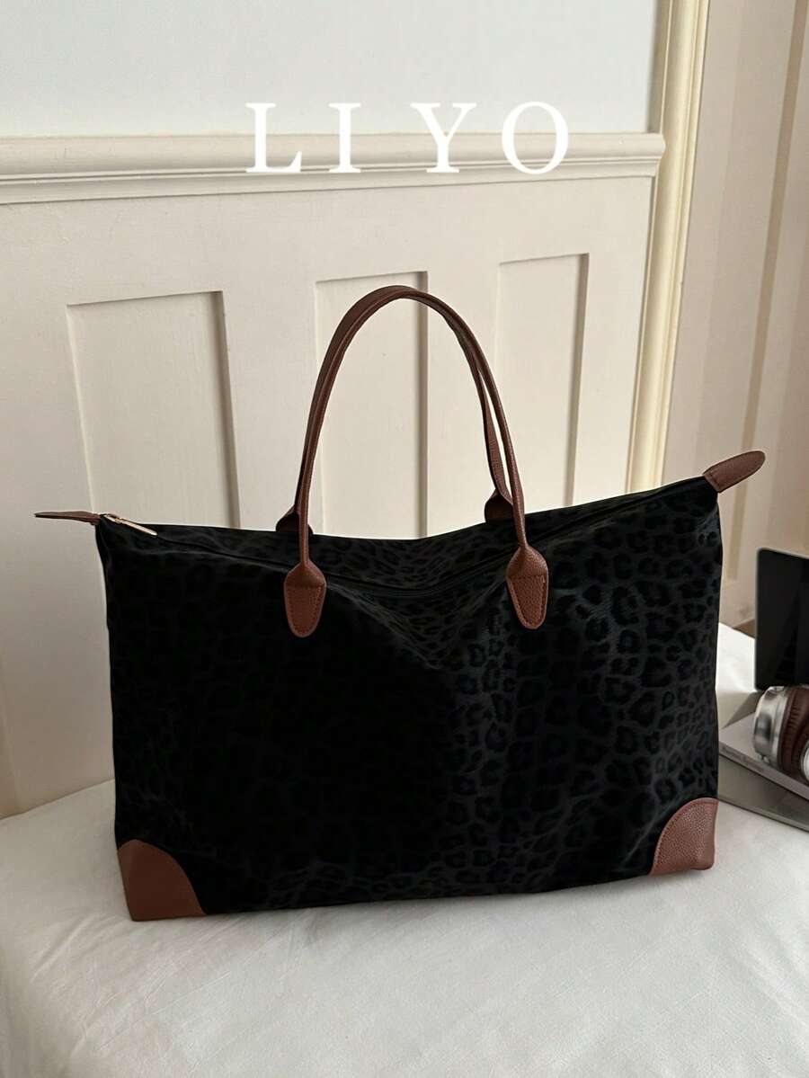 Large Capacity Women's Bag Fashionable Ladies Large Bag Boston Pillow Bag Commute Versatile Shoulder Bag Large Tote Bag