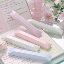 2pcs Pen-Style Dot Glue Tape, Highly Attractive Gradient Design, Super Strong Adhesive, Double-Sided Correction Tape For Student Scrapbooking - A - View 11