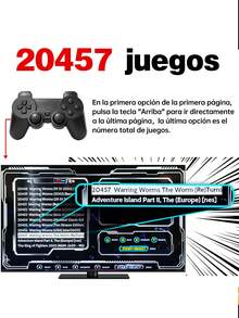 M8 Retro Wireless Game Console 64G, 20,000+ Built-In Games, TV Output, With Dual 2.4G Wireless Controllers - View 3