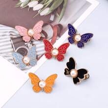 1 Set Kancing Pinggang Bentuk Daun Semanggi Empat, Dapat Dilepas, Tanpa Jahitan, untuk Celana Jeans, Ukuran Pinggang Besar/Kecil, Alat Pinggang Bentuk Kupu-kupu - MultiWarna - View 3
