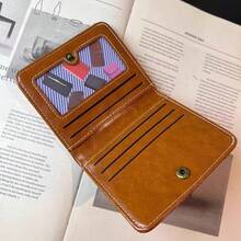 2026 New Summer Women's Short Trifold Small Wallet European & American Vintage Coin Purse Compact Cross-Border Handbag - Multicolor - View 6