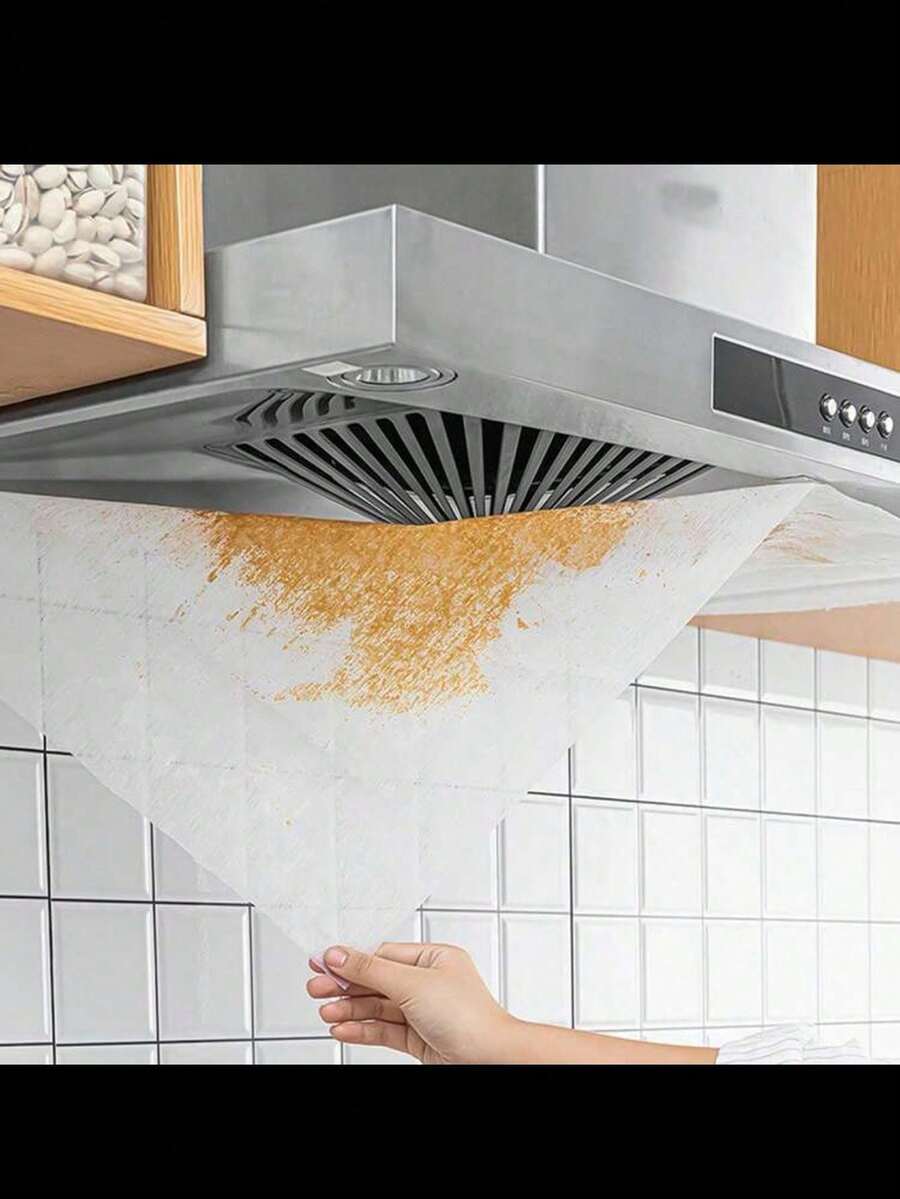 12 Sets Of Universal Kitchen Exhaust Filter Screens, With A Flat Design, Can Effectively Filter Out Grease, Dust, Carbon Dust And Cooking Smoke. Suitable For Kitchens, Ovens, Family Restaurants And Other Places. - A - View 1