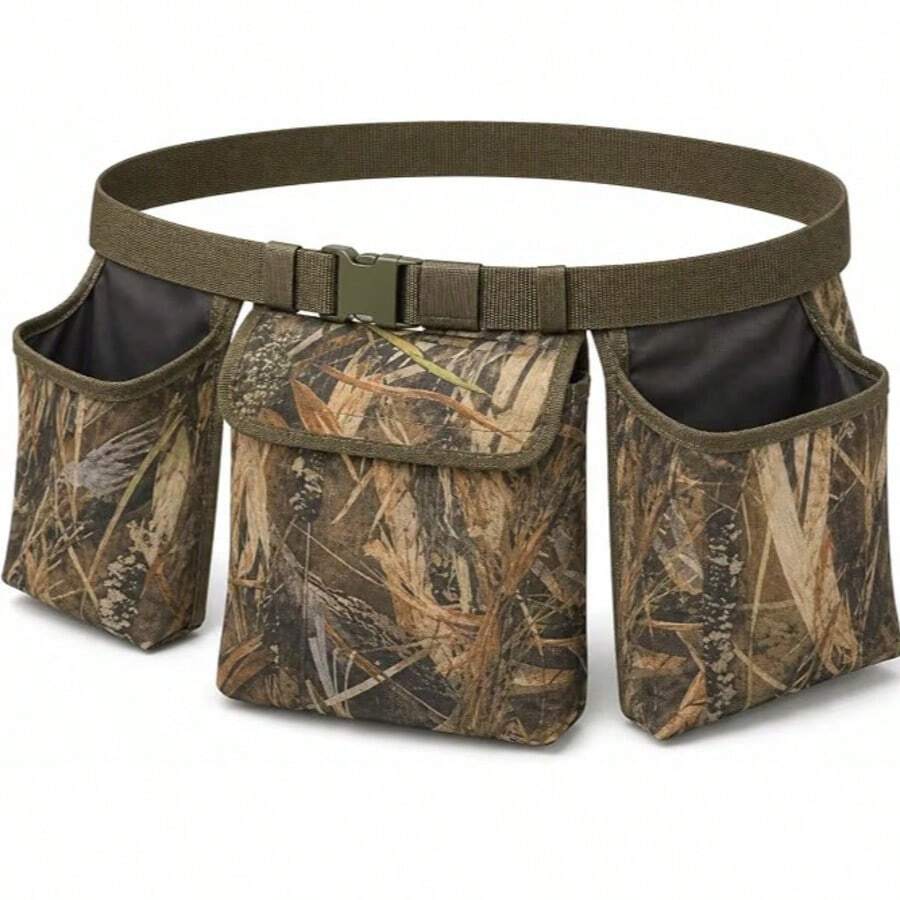 Hunting Game Belt With Storage Bag, 51 Inch Adjustable Length, Camouflage Pattern Dove Belt - Camouflage - View 1