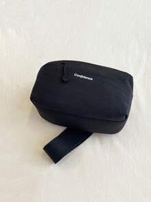 Versatile Functional Windproof Chest Bag For Both Men And Women,Lightweight Nylon Crossbody Bag, Outdoor Sports Commuting Waist Bag,Multi Compartment - Black - View 4
