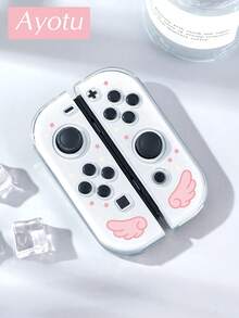 Ayotu بطانية حماية بنمط أجنحة كرتونية ونجوم، متوافق مع Switch، متوافق مع New Switch2(2025)/Switch NS/Switch OLED، يمكن تركيبه على القاعدة دون إزالة بطانية الحماية، بطانية حماية عالمي لوحدة التحكم بالألعاب، اكسسوارات ألعاب Switch، مضاد للسقوط، مضاد للانزلاق، مضاد للخدش، أنيق وجميل، مناسب لهدايا الخريف/عيد الميلاد/العودة إلى المدرسة/الشتاء والمناسبات الأخرى. - مشاهدة 16