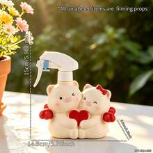 1/2pcs - Bowknot Heart Pig Shaped Spray Bottle, Suitable For Window Sill Plants, Home Dusting, Space Fragrance Spraying, Romantic Design Perfect For Creative Holiday Gifts - Piggy Spray Bottle - View 10