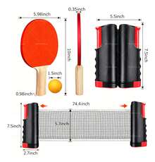 Table Tennis Set - Black - View 5