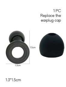 1PC Ear Plugs Ultra-Comfort Earplugs -Ideal For Sleep(1.3*1.5cm), Travel, Block Out Noise,Suitable For Dorms,Essential Items For Home And School Use. Relieve Insomnia, Back To School Essential, Sleeping, Cycling, Study And Travel. Gift. - Multicolor - View 7