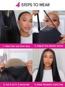ISEE 180% Density 16-30 Inch Natural Color Human Hair Glue-Free Wavy Transparent 7*5 Inch Lace Wig, Pre-Cut Lace Edge, Pre-Bleached Roots, Suitable For Daily Use Women's Human Hair Wig - SNatural - View 9
