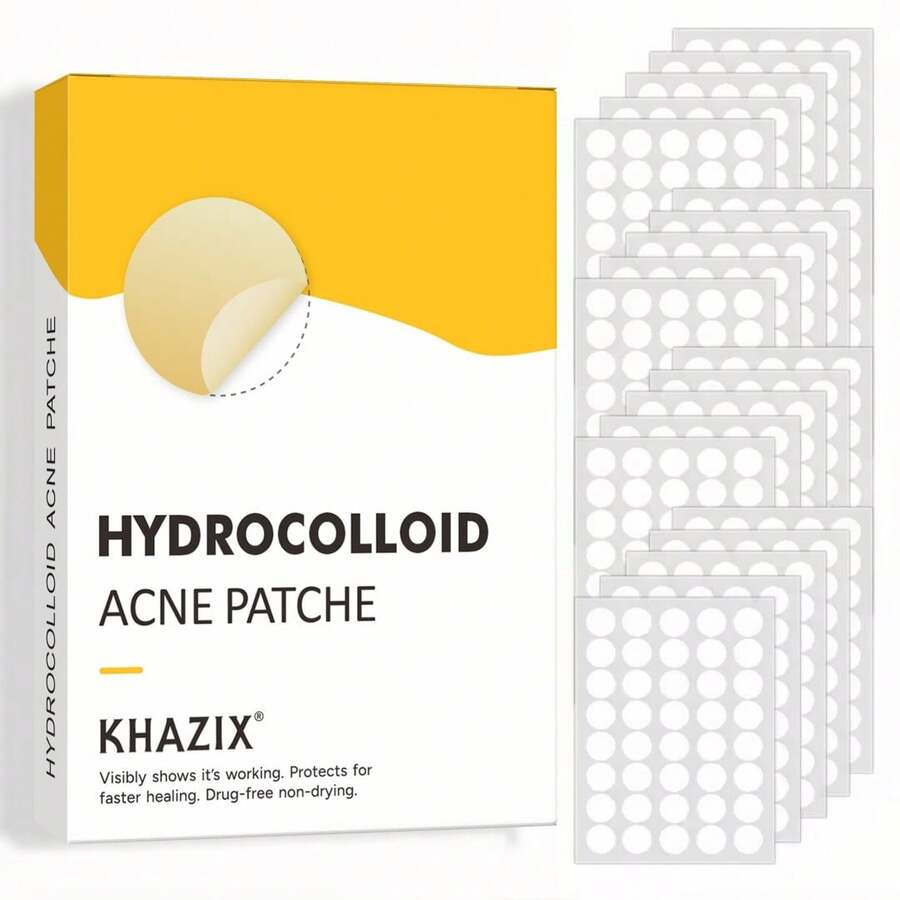 80/200/400/800Pcs Translucent Hydrocolloid Face Patches, Mini Small Size, Invisible Clear Stickers, Waterproof Daily - Round - View 1