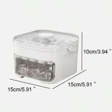 Portable Ice Maker With One-Touch Press Double Layer 50 Ice Cube Maker UK - A - View 4