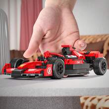 335pcs F1 Formula Racing Car Building Blocks Model Assembly Toy Ornament/Birthday Gift For Boys/Christmas Gift - Multicolor - View 5