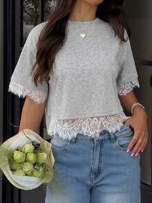 Women T-Shirts - Light Gray - View 6