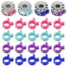 Spool Holder Spool Protector, Spool Top Fixing Clip With Thread Lock Function, Suitable For All Popular Spool Sizes, Spool Protector, Helps Keep Thread Organized And Neat, Suitable For Sewing Accessories, Handicrafts, Sewing Projects, Adult Crafts - Multicolor - View 9