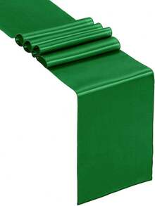 1 pieza/5 piezas/10 piezas Camino de mesa de satén, adecuado para el hogar, fiestas, bodas, restaurantes, hoteles, eventos, decoración de cumpleaños - Multicolor - Ver 66