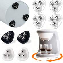 4/8 pcs Roda Putar Bantalan Bola Baja Tahan Karat Self-Adhesive - Roda Putar Peralatan Dapur Rotasi 360 Derajat, Cocok untuk Perbaikan Rumah, Proyek DIY, Pemasangan Mudah, Desain Ringkas, Struktur Kokoh, Roda Omnidireksional - View 5