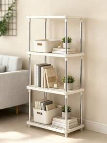 4 Layer Storage Rack, A Standalone Storage Rack For Bedroom, Kitchen, And Living Room Accessories, Suitable For Home Organization And Storage, As Well As Bathroom Storage. - View 2