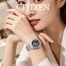 Citizen Women Silver Steel Band -Drive Watch Minimal Office Ladies Analog Wristwatch Gift For Her FD1010-53E - FD1010-53E - View 4