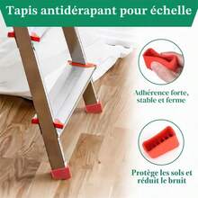 Ladder Foot Pads, Ladder Feet Caps, Rubber Ladder Foot Covers, Suitable For Aluminum Alloy Ladders, Telescopic Ladders, A-Frame Ladders, Select Based On Tube Outer Diameter, Sleeve Size 20*50mm - C(20*50mm) - View 4