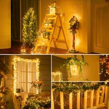 Solar String Lights Outdoor 100/200/300 LED Fairy Star Lights, 8 Modes Solar Powered Garden Patio Party Wedding Decoration - Solar Firecracker Lights - View 9