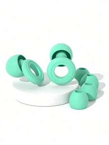 1PC Ear Plugs Ultra-Comfort Earplugs -Ideal For Sleep(1.3*1.5cm), Travel, Block Out Noise,Suitable For Dorms,Essential Items For Home And School Use. Relieve Insomnia, Back To School Essential, Sleeping, Cycling, Study And Travel. Gift. - Multicolor - View 17
