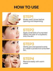 MISTINE Little Star Children Sunscreen Baby Pure Physical Sunscreen Lotion Quick Drying Non-Whitening Washable With Warm Water 20ml - 20ml - View 9