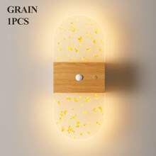 Crystal Sensor Wall Light Acrylic Wall Lamp USB Night Light Decorative Wall Light Wireless Wall Light Battery Powered Alloy Design Rechargeable Magnetic Night Light Suitable For Hallway, Cabinet And Room Decoration - Round Multicolor - View 17