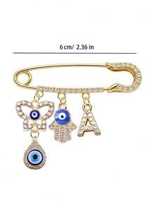 Evil Eye Hamsa Hand Charms,Suitable For Daily Wear And Religious Occasions,For Christians,Religious Enthusiasts,Church Services, Daily Accessories - Multicolor - View 11