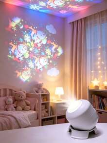 1pc 360° Rotating LED Starry Ocean Projection Night Light, Dynamic Projection Lamp, USB Powered Adjustable Atmosphere Light, Suitable For Living Room And Game Room Decoration, Ocean, Christmas, Snowflake Three Theme Projection Lamp, Wall Rotating Decoration, 360° Rotating Dynamic Pattern Light And Shadow Decoration, Lighting Fixture, Bedroom Lighting, Birthday Party, Photography Lighting, Light Bulb, Christmas, Snowflake, Light, Projector, Suitable For Ceiling, Home, Room, University, Festival, Living Room, Bedroom, Event Venue - Ocean Projection Light - View 13