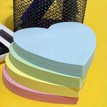 200 Sheets Multicolor Heart-Shaped Stickers, Cute Self-Adhesive & Removable Stickers For Office And School (50 Sheets Per Book) - one-size - View 2
