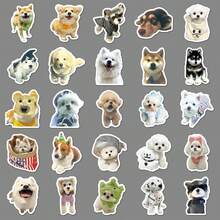 100pcs Cute Dog Cartoon Stickers, Creative Guka Planner Stickers, Korean Ins Style Decorative Phone Case Epoxy Stickers - Multicolor - View 6