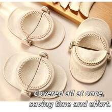 Creative Dumpling Press Convenient Dumpling Maker Cake Mold Pastry Mold Dumpling Press Tool Reusable Dumpling Tool Manufacturer Wholesale - Beige - View 10