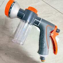 8-In-1 Multifunctional Foam Car Wash Spray Gun, High Pressure Home Nozzle With Soap Dispenser And One-Touch Water Control, Suitable For Car Washing, Pet Bathing And Garden Watering - 1pc Nozzle - View 9