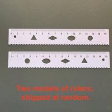 4pcs/Set Multifunctional Geometric Ruler Set Protractor Triangle Ruler Straight Ruler ,Specialized Rulers For Measuring And Drafting, An Ideal Choice For Schools, Offices, And Woodworking. Multi-Functional, Resistant To Bending, With Clear Markings - one-size - View 10