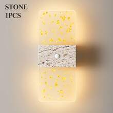 Modern Crystal Motion Sensor Wall Lamp, LED Smart Sensor Acrylic Wall Light, Wireless LED Wall Lamp, Battery-Powered Night Light, Adjustable Color Temperature And Brightness, Suitable For Hallways, Bathrooms, Bedrooms, Home Decoration, Living Room - Square Multicolor - View 22