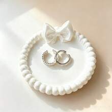 3D Printed Bow Jewelry Tray, Suitable For Vanity, Washbasin And Jewelry Storage. Perfect For Home Decor, Desk, Office Desk And Car Decoration - Multicolor - View 6