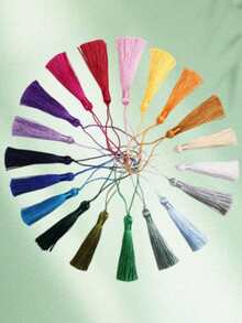 6pcs/Pack Long Polyester Tassel Garment Accessories - Tassel - View 4